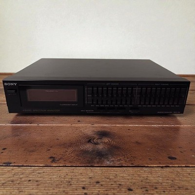 SONY SEQ-910 Graphic Equalizer 9 Band Spectrum Analyzer Audio AC 100V getestet