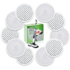 10 Pack Steam Mop Replacement Pads for Shark S8001 S7001 S7201 S7000AMZ S8201...