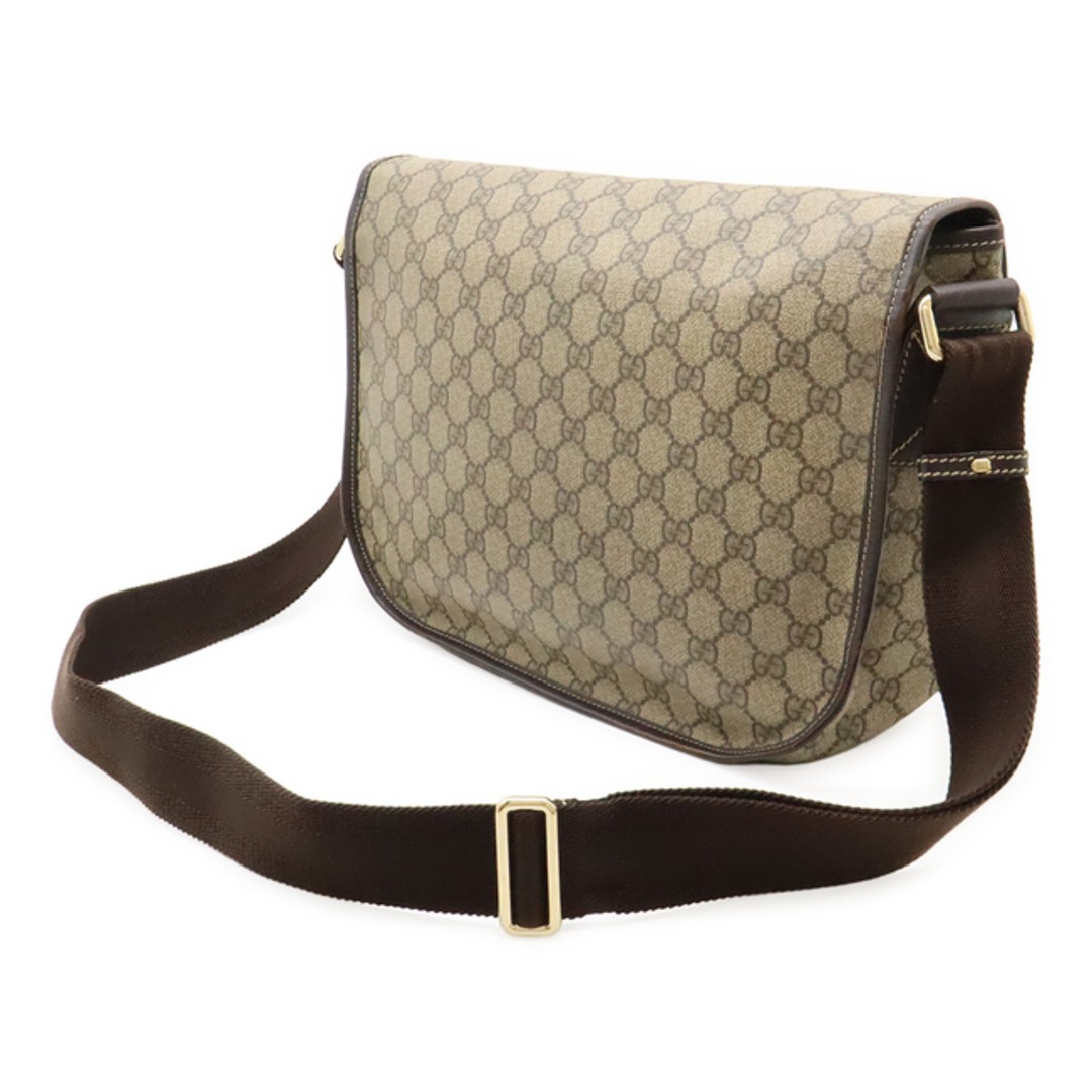 GUCCI GG Supreme Shoulder Bag Crossbody Beige PVC Leather Used thumbnail 2