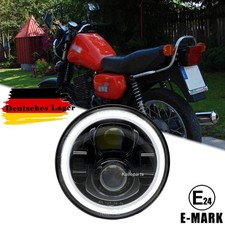 7 Zoll LED Scheinwerfer Standlicht Hi/Lo Strahl Für MZ ETZ125 ETZ250 ETZ 150 250