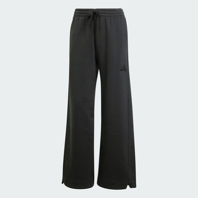 adidas women ALL SZN Fleece Loose Wide-Leg Pants