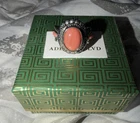 JNY Vintage Sterling Silver Coral Stone Ring Size 8