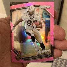 Panini Prizm 2025 Football Joe Horn New Orleans Saints Pink Prizm #201 Card