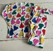 Girl's HANNA ANDERSSON Size 160 14 Multi-Color Pear Print Pajama Set