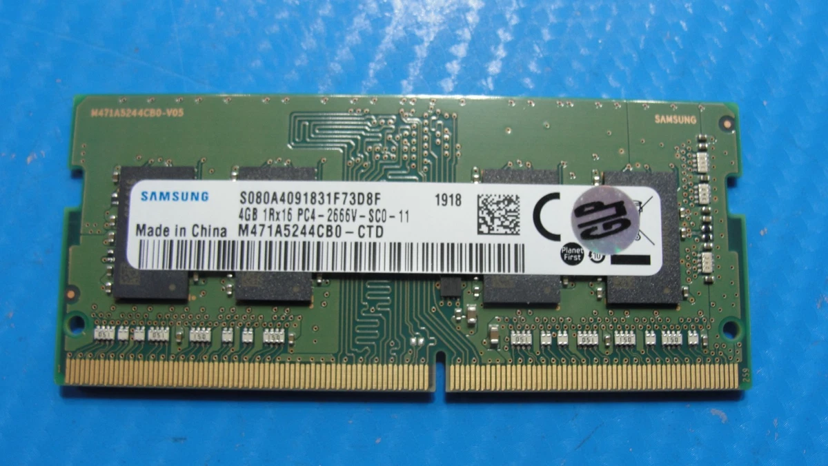 Samsung DDR4 SDRAM 4 GB Capacity per Module Memory (RAM) for sale