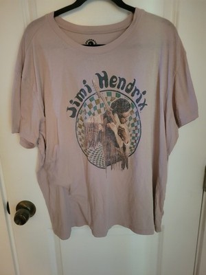 Dusty Rose Jimi Hendrix Are You Experienced T Shirt Sz XL