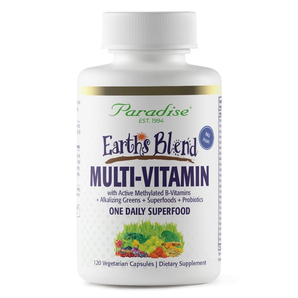 Earth's Blend Once Daily Multivitamin No Iron 120