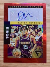 2022-23 Panini Flux - Auto  Influx Davion Mitchell #AI-DVM Red Prizm /49 (AU)