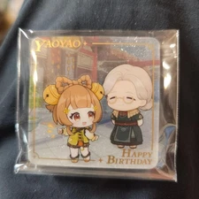 Genshin Impact Yoimiya Acrylic Magnet, Official Licensed Product, Rare