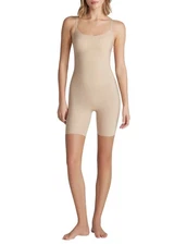 Commando Zone Smoothing Bodysuit Women's S Beige Stretch Spaghetti Strap BUU178