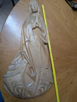 XL   betenden Madonna (Muttergottes) handgeschnitzte Holzschnitzerei