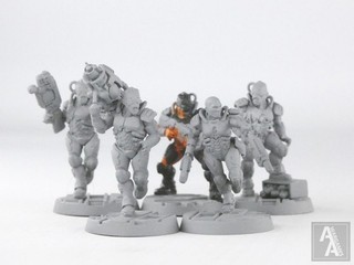 (3336) Van Saar Gang Necromunda 40k Warhammer