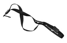 Atlantic Lanyards Black/White Set w Clip  Snap Closure Bulk Pack BRANDED