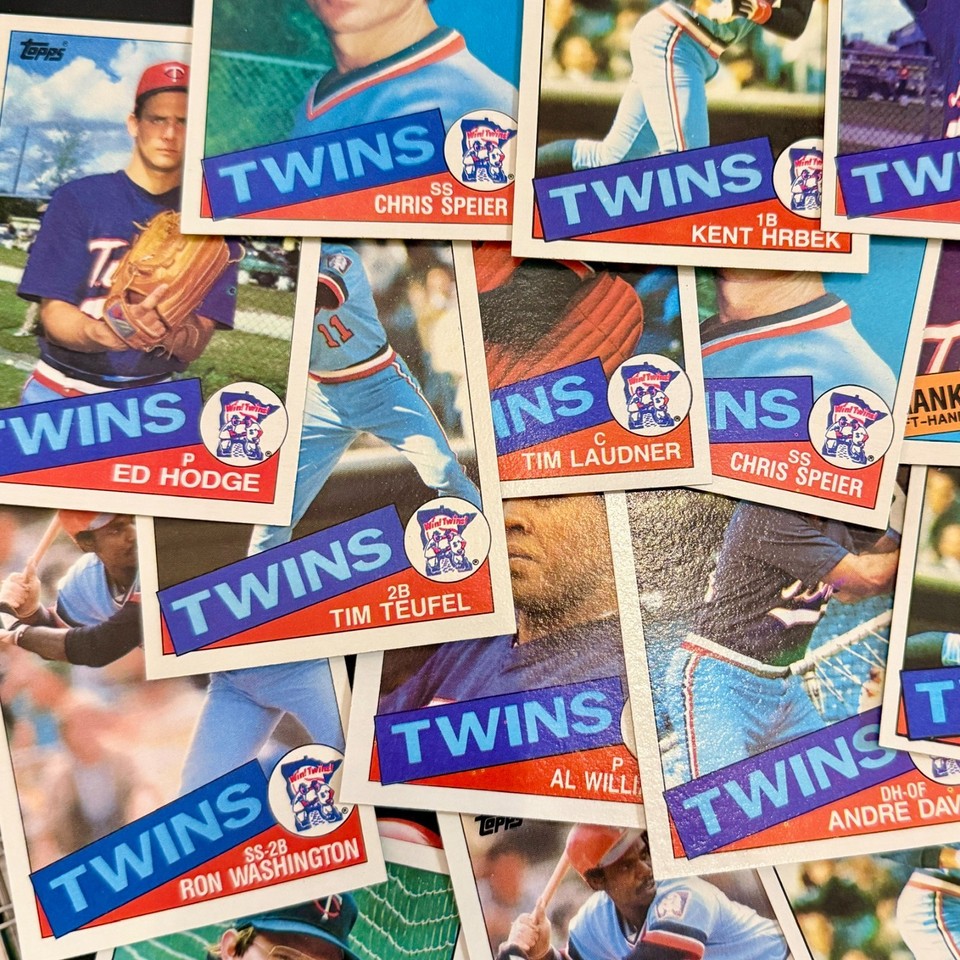 1985 Topps MINNESOTA TWINS | Pick Your Card | Team Set Break | FREE Shipping