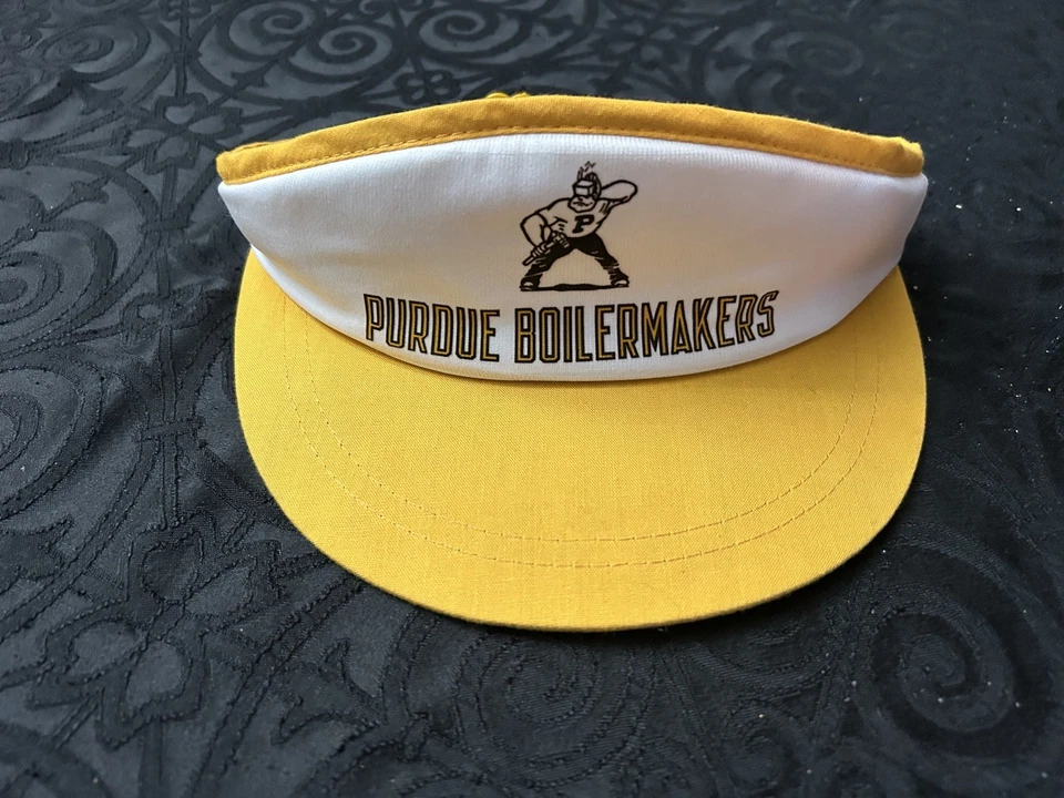Vintage Purdue Boilermakers Visor NCAA College Champion - Image 4 of 4