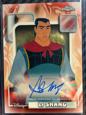 Marketplace image: Topps Disney Chrome 2026 Mulan Li Shang AA-BDW BD Wong Auto 1/1 Superfractor