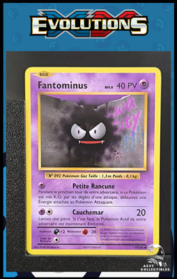 Pokemon Karte Fantominus 47/108 XY12 Evolutions XY FR EXC