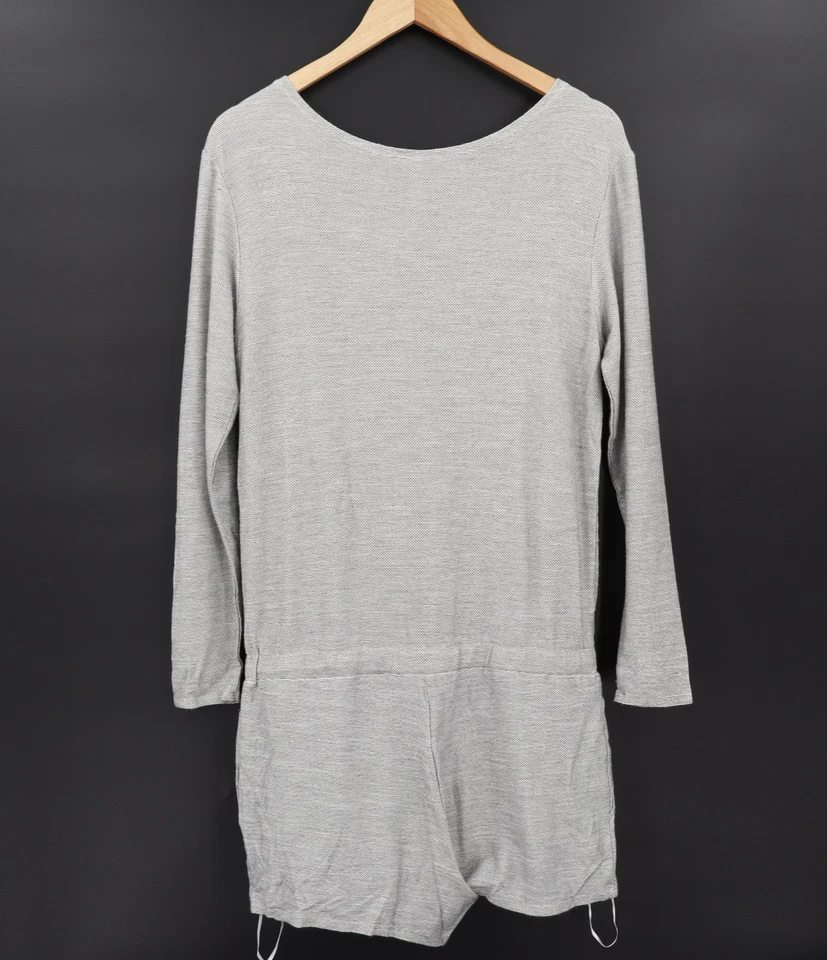 Mameluco Fabletics Mollie para mujer manga larga cintura ceñida gris talla XS nuevo Foto 2 de 4