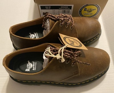 Dr Martens 1461 SR Brown Lace Parker Life Shield WP Leather 9W/8M SoftWair NEW