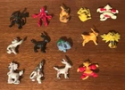 VTG Mini Pokémon Figures Lot – Bootleg/Knockoff Style Gashapon Toy Set 14pcs
