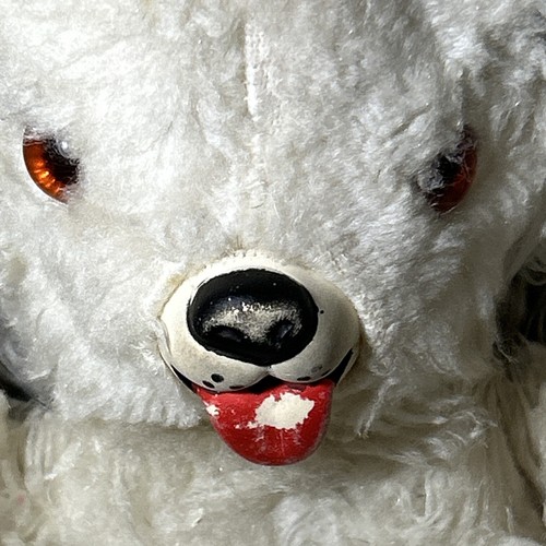 Vintage Rushton Co Dog Plush 16” Rubber Face RARE Puppy Stuffed Animal - Foto 2 di 13