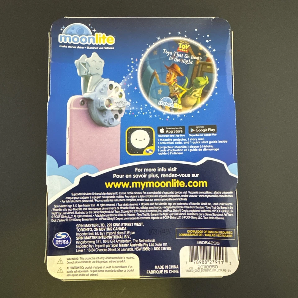 Moonlite Disney Toy Story Libro de Cuentos Proyector Paquete Valor NUEVO Foto 4 de 4