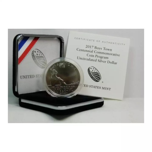 2017-P Boys Town Commemorative Silver Dollar Mint State