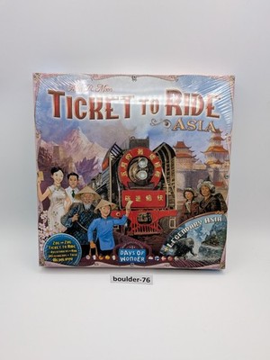 Ticket to Ride Map Collection Asia Expansion Board Game Adventure
