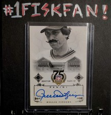 ROLLIE FINGERS - 2014 Panini Hall of Fame Auto Hard Signed !! MINT RARE !! 