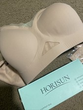 Seamless Comfort Bra Wireless Size Small Nude Color