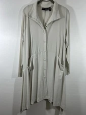 Attitudes by Renee Women’s Long Sleeve Tunic/dress LP New Light Grey