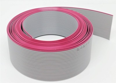 10 FT 24P Silver Flat Ribbon Cable 24 Conductors For 2.54mm IDC Connectors