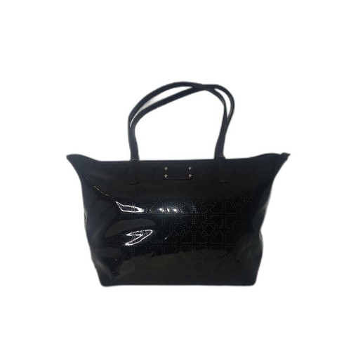 Kate Spade Tote Bag Womens Large Patent PVC Shoulder Purse Studded Zip - Picture 12 of 12