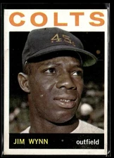 1964 Topps Jim Wynn Rookie EX-EX/MT Set Break #38