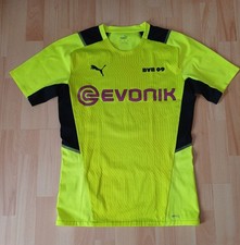 Borussia Dortmund BVB Trainings T-Shirt Slim Größe M Puma