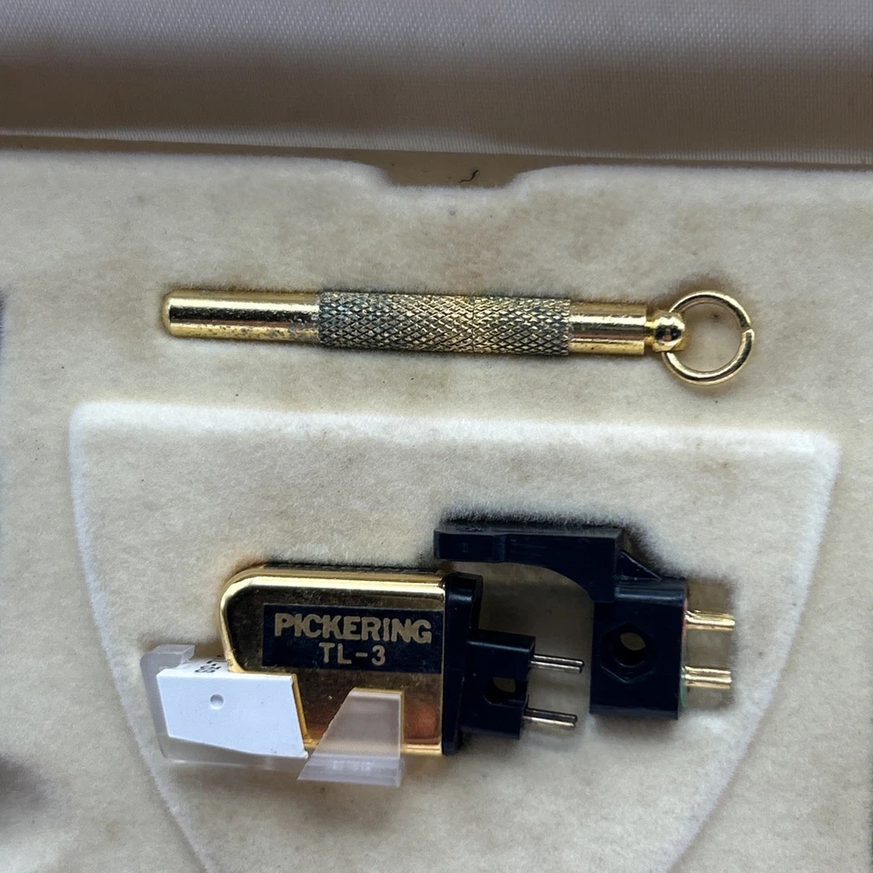 Nuevo cartucho fono Pickering TL-3 de stock antiguo con lápiz óptico DTL-3 Foto 4 de 4