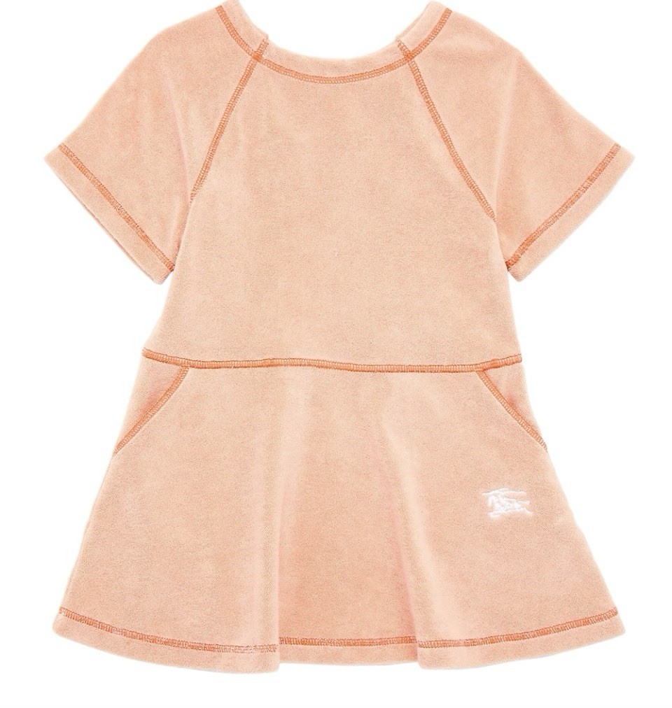 BURBERRYLittle Girl's & Girl's Kirsty Toweling Dress NWT Cute Sporty Beach Park