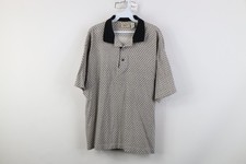 Vintage 90s Streetwear Mens Large Baggy Argyle Diamond Collared Golf Polo Shirt