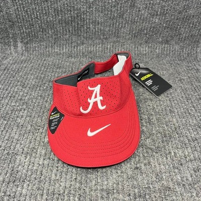 NEW Nike Alabama Crimson Tide Aerobill Visor Hat One Size Adjustable NCAA