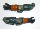 GI Joe Figure Part 1992 Mutt           Arm Set     C8 STRESS CRACK  / DISCOLORED