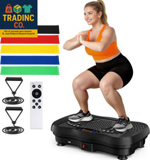 Vibration Plate Exercise Machine, 130 Levels Full Body Workout Vibrating Plate f