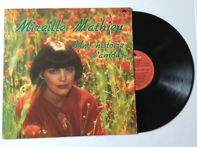 MIREILLE MATHIEU Une historie d'amour Vinyl LP Quebec Canada 1980 MINT
