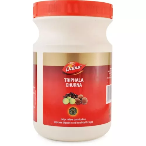 Dabur TRIPHALA CHURNA 500 grammi | Triphla Polvere Allevia Stitichezza,Acidità,Gas - Foto 1 di 7