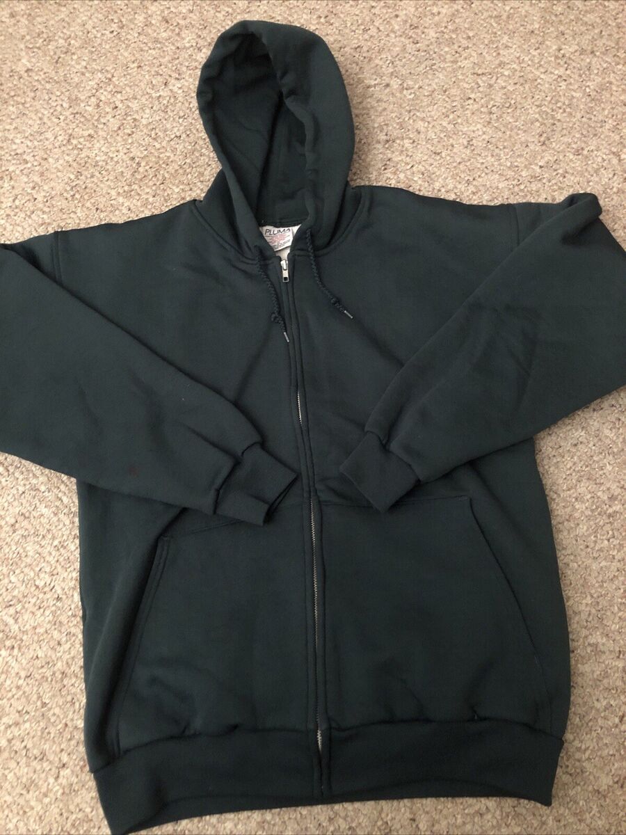 Pluma Thermal XL Heayweight Full Zip Hoodie with Drawstring Pluma Thermal XL Heayweight Full Zip Hoodie with Drawstring