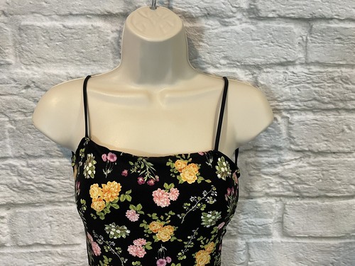 NUEVO SIN ETIQUETAS Traje de baño de una pieza Beach Bunny para mujer Luna negro floral talla XS - Imagen 5 de 10