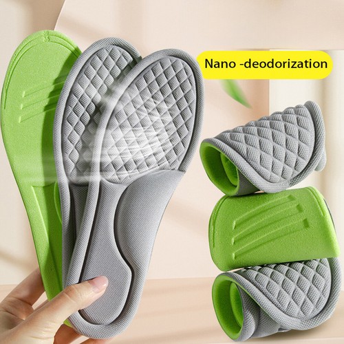 Memory Foam Shoe Insoles For Men Women.Running Trainer Inner Soles Foot Inserts. - Picture 4 of 15