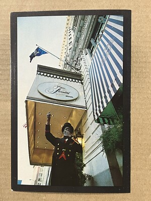 Postcard New Orleans LA Louisiana Fairmont Hotel Doorman Vintage PC