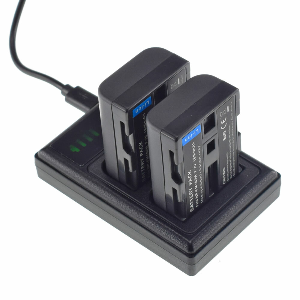 Dslr A200 Sony A350 Battery Charger USB Charger For Sony DSLR A200-a99II NP-FM500H
