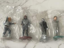 VTG 1992 Lot of 4 Paramount Hamilton Star Trek 4" Figures Cake Topper New Sealed