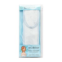 Spa Sister Thirsty Microfiber Hairband Blue/white Brand on sale Spa Sister Thirsty Microfiber Hairband Blue/white Brand on sale